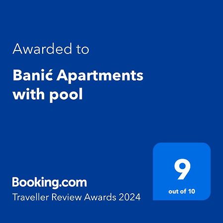 Banic Apartments With Pool Biograd na Moru Kültér fotó
